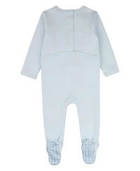 MeMoi Baby Boys "Little Houndstooth-Printed Booties" 100% Cotton Footie