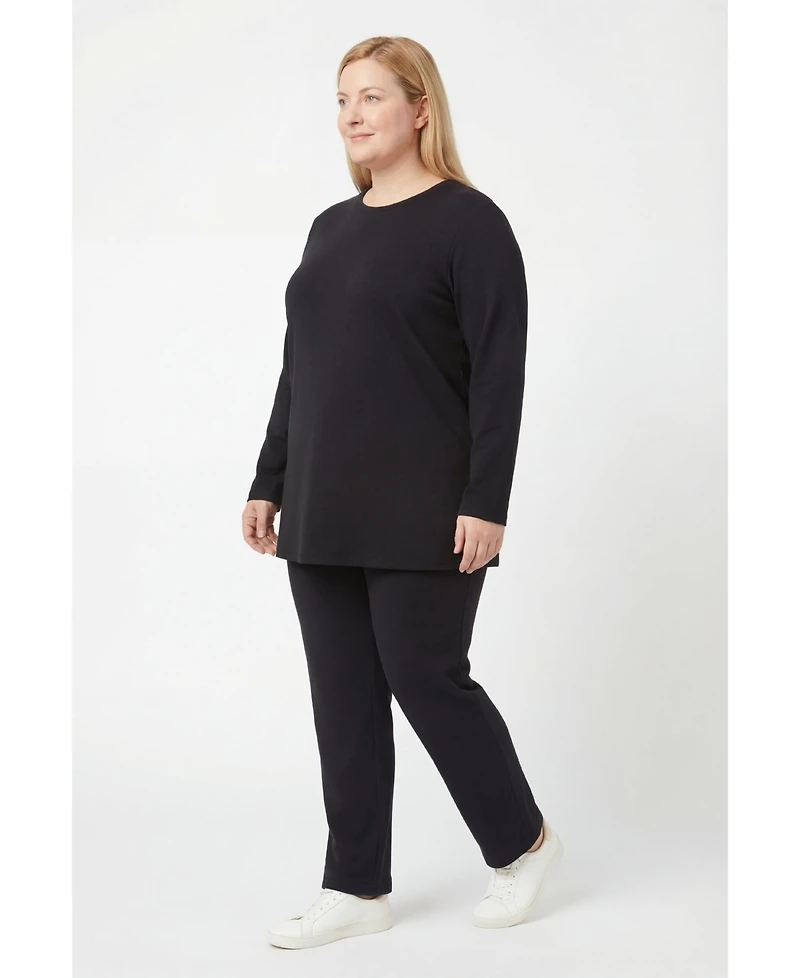Woman Within Women's Fleece Sweatshirt Set