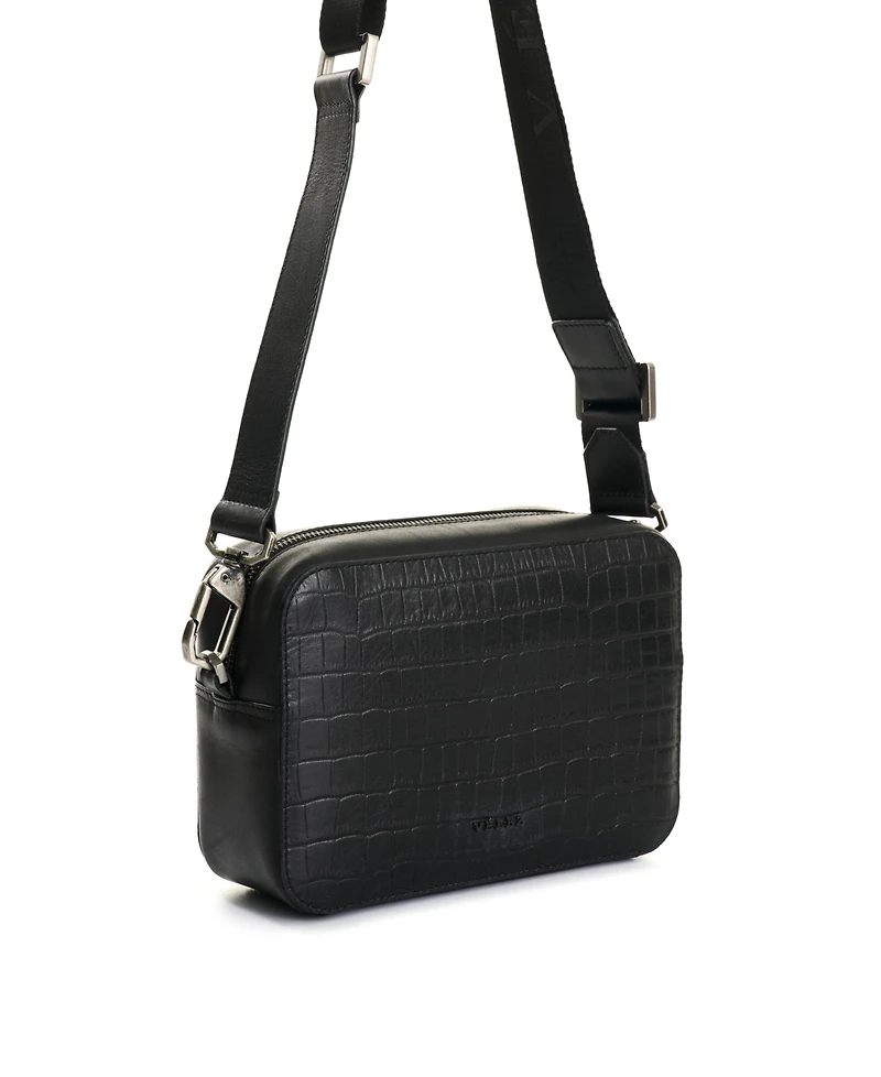 Velez Leather Crossbody Bag with Adjustable Straps