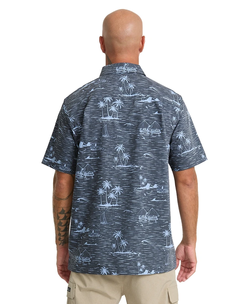 Quiksilver Waterman Men's Azure Collared Shirt
