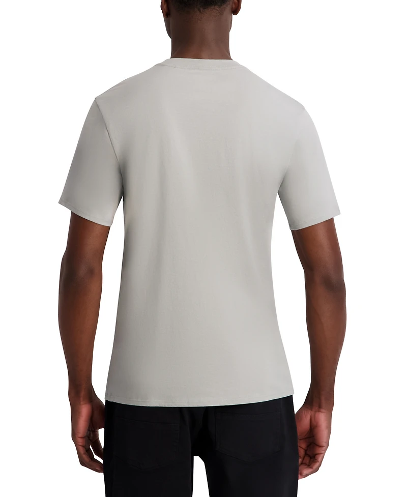 Karl Lagerfeld Paris Men's Crewneck Logo T-Shirt