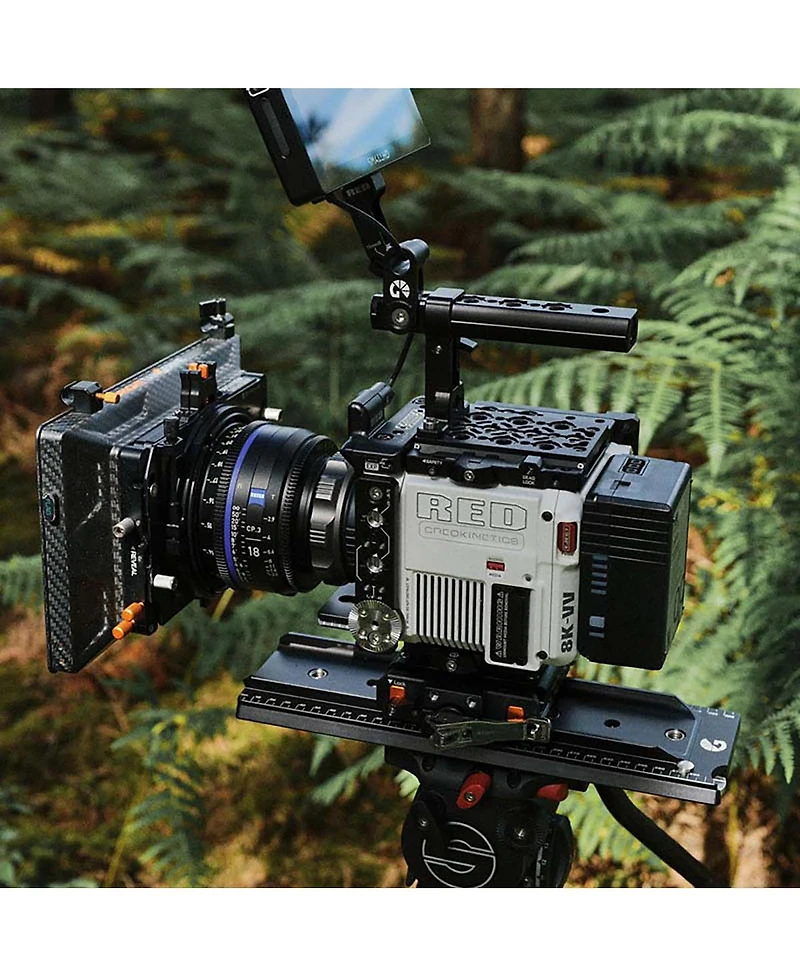 Bright Tangerine Left Side Plate for Red V-raptor Camera