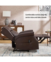 Boyel Living 67 inches Chaise Lounge Chair 9.9 Wide Armrest Indoor Corduroy Oversized Sleeper Sofa