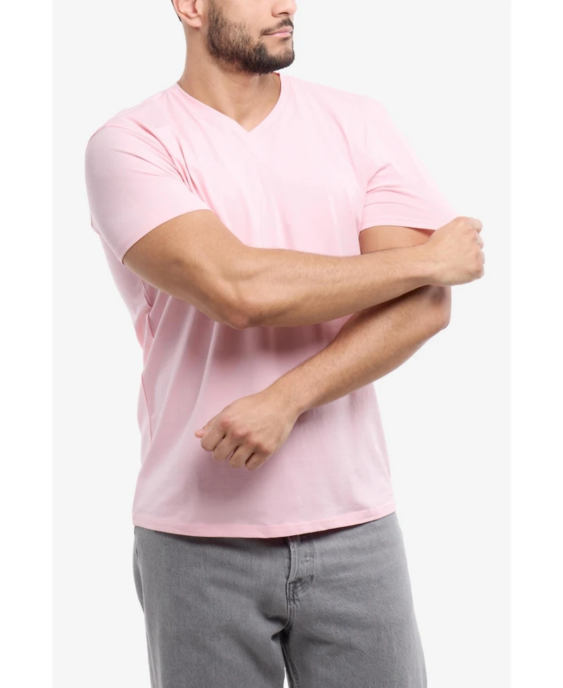 X-Ray Men's Basic V-Neck Short Sleeve T-shirt