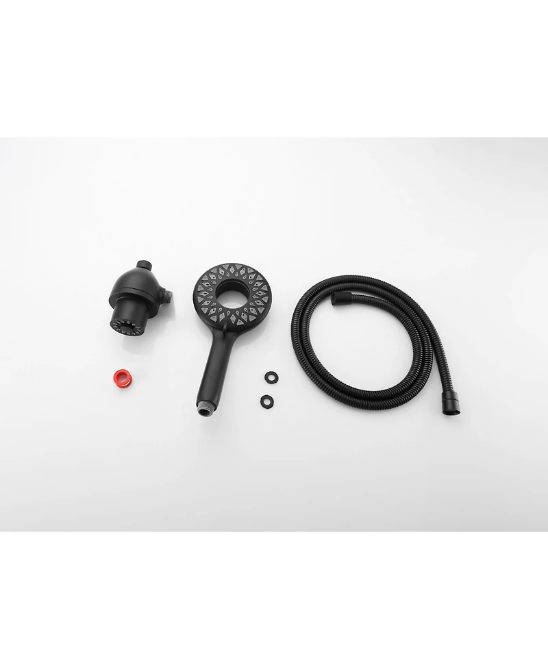 Busdays High Pressure Shower Heads 6 Spray Mode, Magnetic Shower Head for Bathroom, Handheld Shower with Stainless Steel Hose