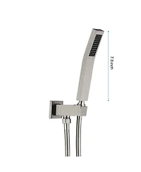 Busdays Handheld Shower Head with Shower Hose and Adjustable Shower Bracket