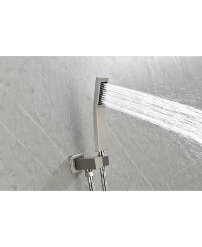 Busdays Handheld Shower Head with Shower Hose and Adjustable Shower Bracket