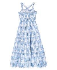 Rare Editions Girls' 7-16 Butterfly Eyelet Sleeveless Dress