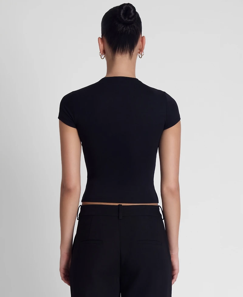 Leau Women's Everyday Jersey Short Sleeve Top