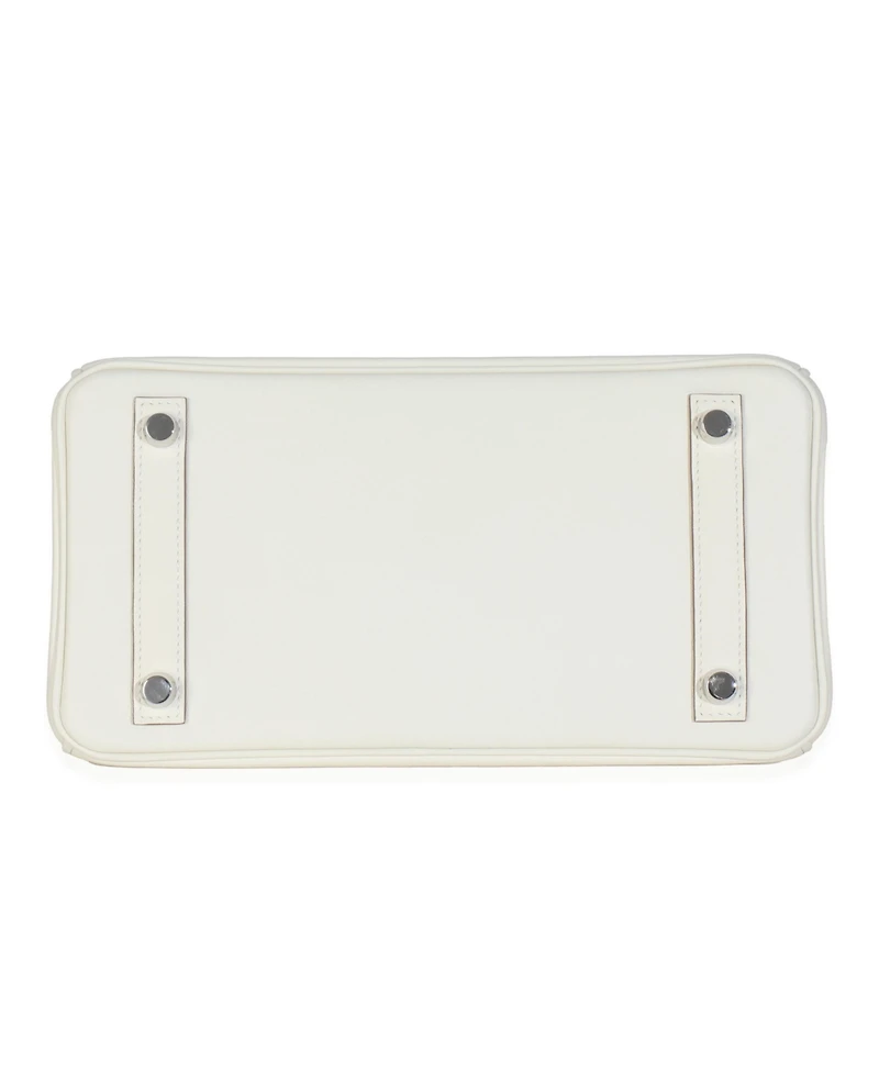 Pre-Owned HERMES Mushroom Swift Birkin 25 Phw