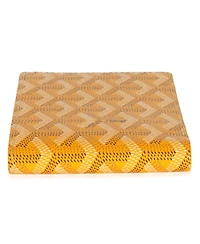 Pre-Owned Goyard Yellow Goyardine Canvas Victoire Wallet