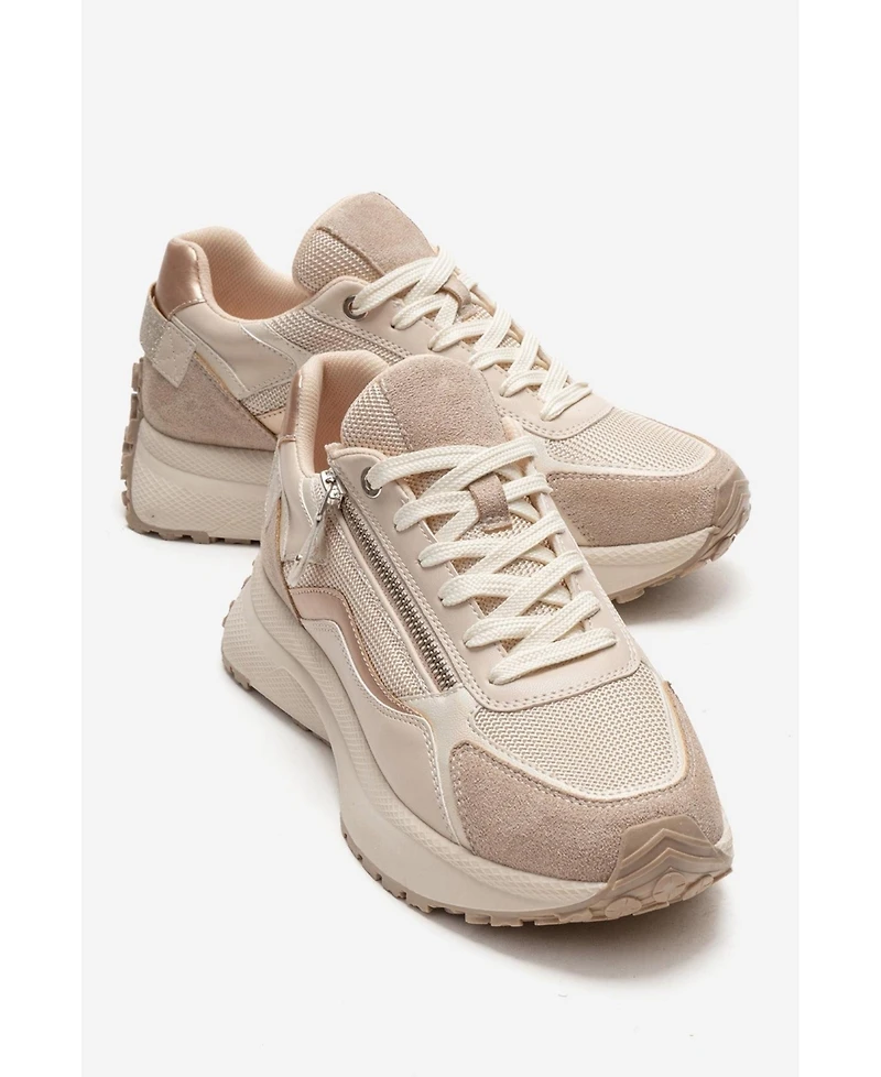 Prologue Shoes Women's Rocca Zip Sneaker