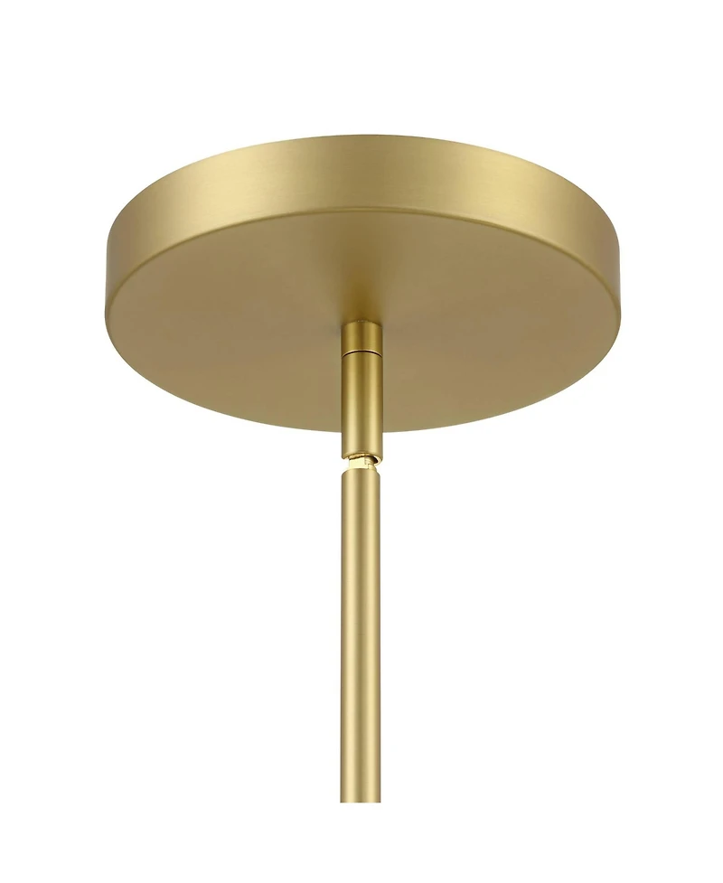 Possini Euro Design Showers 26" Mid Century Modern Pendant Chandelier Ceiling Light Fixture Dining Room Over Table Umbrella 10-Light Led