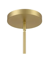 Possini Euro Design Showers 26" Mid Century Modern Pendant Chandelier Ceiling Light Fixture Dining Room Over Table Umbrella 10-Light Led