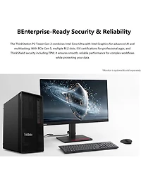 Lenovo ThinkStation P2 Workstation Desktop Intel Core Ultra 5 32GB Ram Intel Graphics 1TB Ssd Storage Windows 11 Pro
