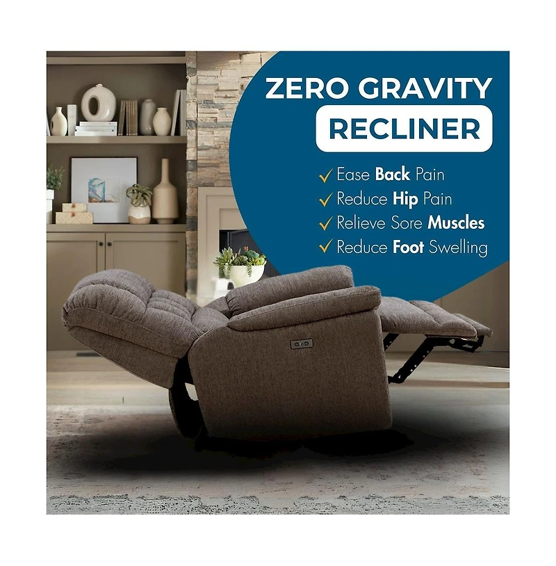 Heartland Furniture Oversized Recliner Chair Heavy Duty Recliners with Wide Seat