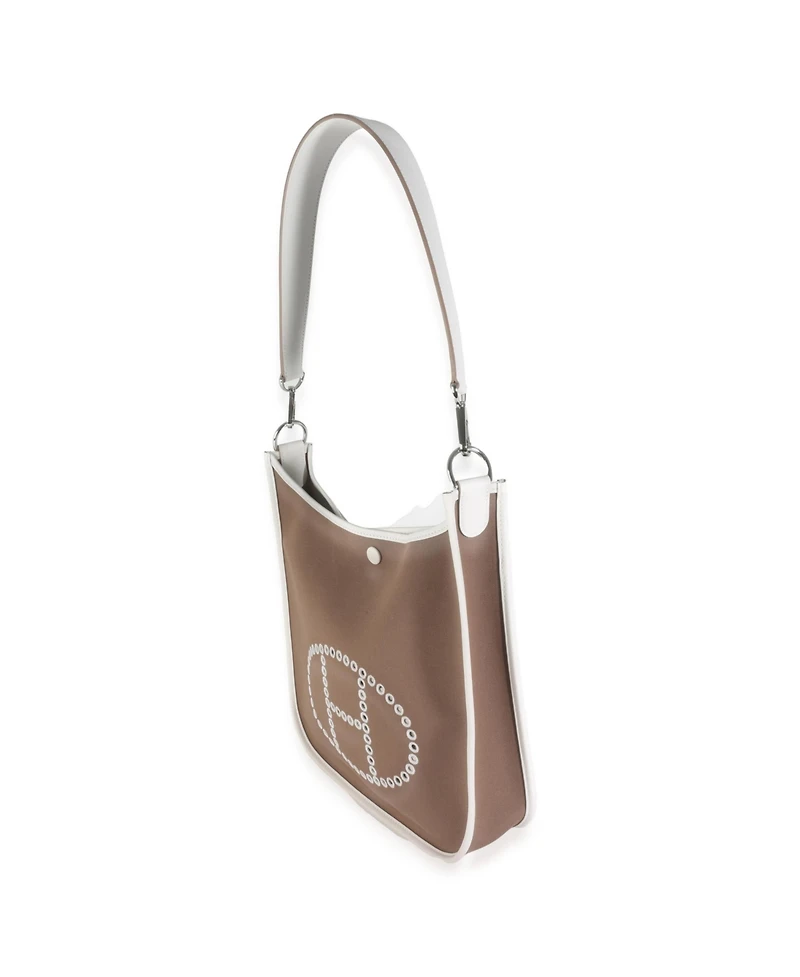 Pre-Owned HERMES Etoupe Toile Officier Swift Neo Evelyne 29 Phw