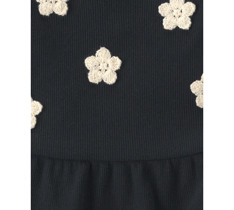 Carter's Baby Girls' Floral Embroidered Top and Shorts, 2-Piece Set