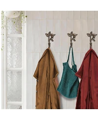 Yigii Rustic Cast Iron Wall Hook for Coats and Hats