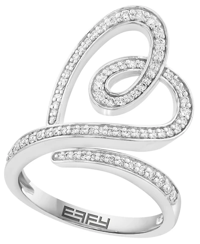 Effy Collection Diamond (3/8 ct. t.w.) Ring in 14k White Gold