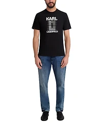 Karl Lagerfeld Paris Men's Crewneck Short-Sleeve T-Shirt