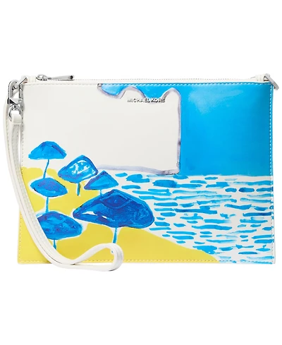 Michael Kors Jet Set Small Convertible Zip-Top Wristlet Handbag