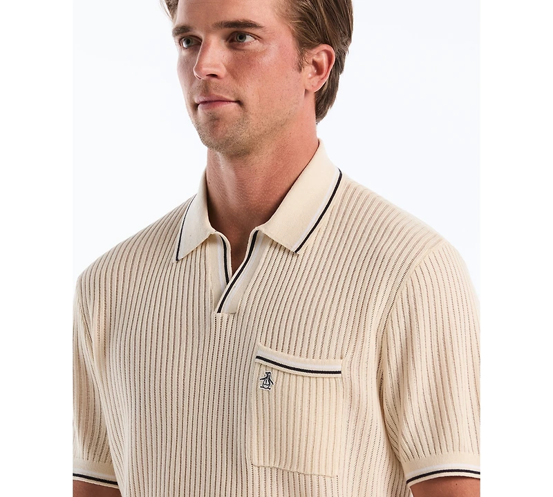 Original Penguin Men's Johnny Collar Polo Sweater