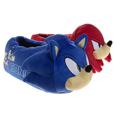 Sonic The Hedgehog Toddler Sega Kids' Slippers Lightweight, Plush, and Warm House Shoes
