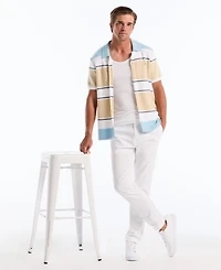 Original Penguin Men's Cotton Color-Block Stripe Shirt