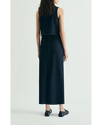 Scalpers Women's Denim Midi Skirt