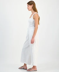 I.n.c. International Concepts Petite Jacquard High-Rise Wide-Leg Pants, Macy's Exclusive