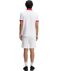 Boss by Hugo Men's Paddy England Country Flag Trim Polo Shirt