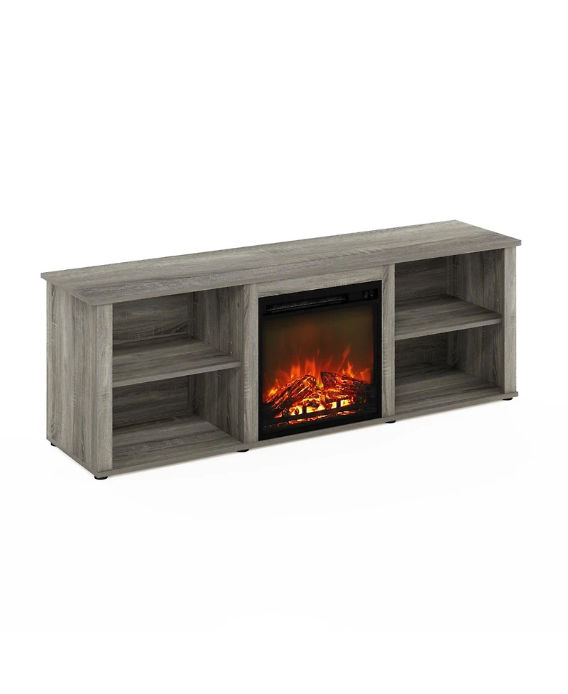 Homlux Modern Fireplace Tv Stand for TVs up to 65" with Storage Media Console