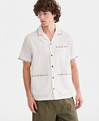 Sun + Stone Men's Rodrigo Short-Sleeve Camp Shirt, Macy's Exclusive