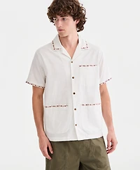 Sun + Stone Men's Rodrigo Short-Sleeve Camp Shirt, Macy's Exclusive
