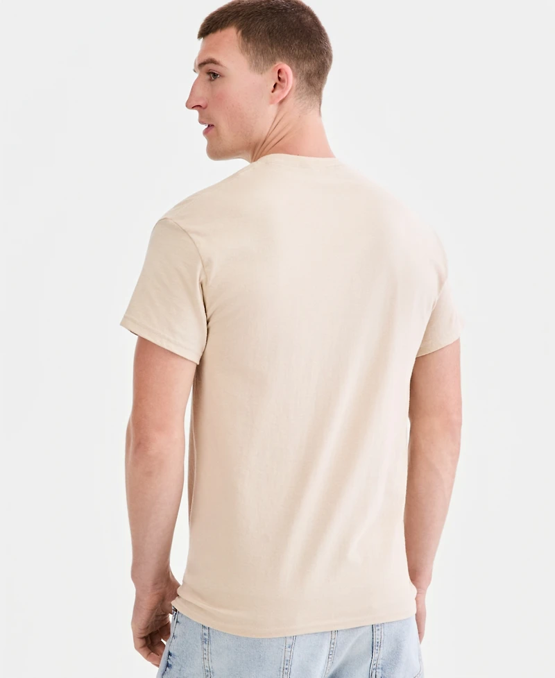Sun + Stone Men's Cotton Snoopy Camo House Graphic T-Shirt, Macy's Exclusive
