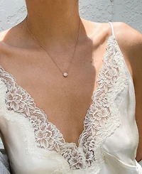 Adornia Crystal Gold 2-Piece Halo Pendant Necklace and Earrings Set