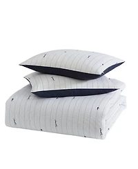 Lacoste Home Logo Stripe 3-Pc. Comforter Sets, King