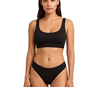 Lands' End Women's Lands Bralette Soft Fit Seamless, Clay Bisque, X-Large