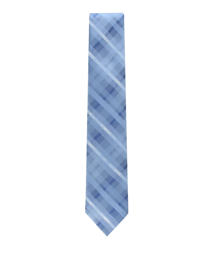 Calvin Klein Men's Drogo Plaid Pattern Tie