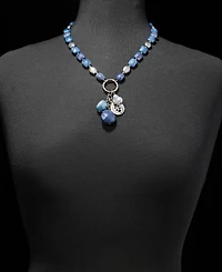 Style & Co All Around Beaded Multi-Charm Pendant Necklace, 16" + 3" extender, Macy's Exclusive