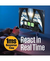 Westinghouse 24" Curved Gaming Monitor, 165Hz, 1080p, 1500R, Amd FreeSync, Built-in Speakers, Hdmi & Dp