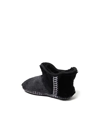 Dearfoams Kids Charlotte Fuzzy Bootie Slipper