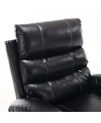 Maison Boucle Power Lift Recliner Chair for Elderly with Heat and Massage, Faux Leather Electric Reclining Remote Control.