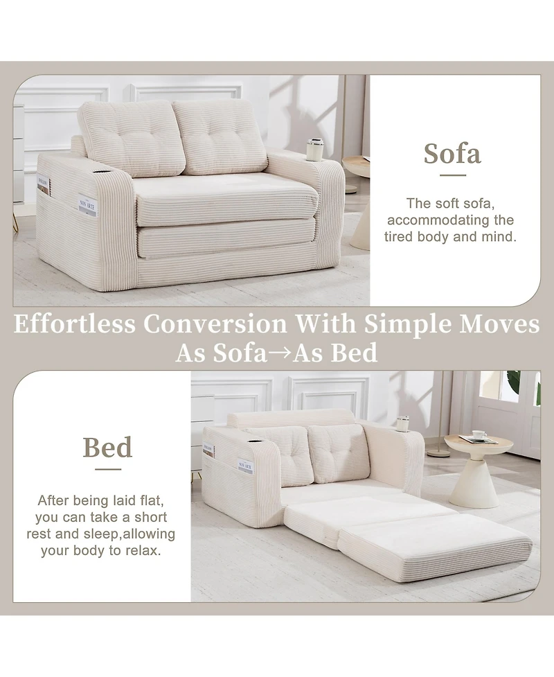 Rainsken Convertible Sofa Bed