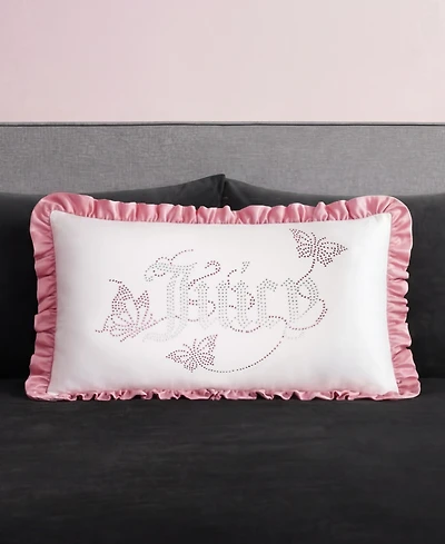 Juicy Couture Shaped Decorative Pillow, 14" x 24"