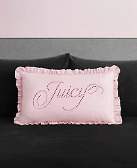 Juicy Couture Shaped Decorative Pillow, 14" x 24"