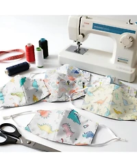 Gnuadz 8pcs 20'' Dinosaur Fat Quarter Cotton Fabric Quilting Patchwork Craft Sheets