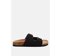 London Rag Women's Gloriosa The Double Strap Slide Sandals