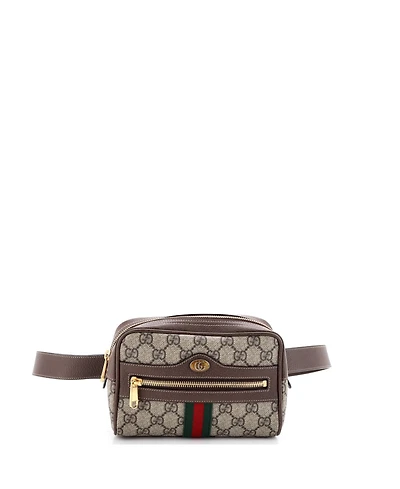 Pre-Owned Gucci Small Ophidia Belt Bag Gg Coated Canvas